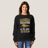 Sweatshirt Tant De Dragons À Portes Reptiles (Devant entier)