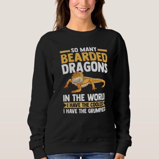 Sweatshirt Tant De Dragons À Portes Reptiles (Devant)