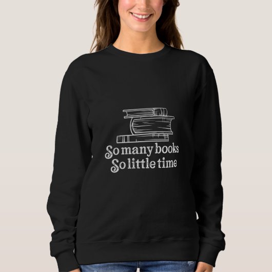 Sweatshirt tant de livres (Devant)