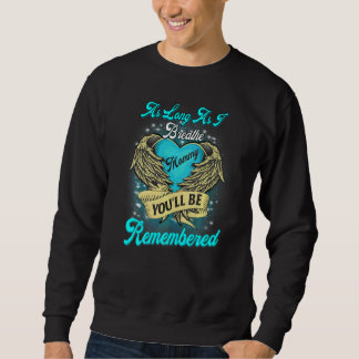 Sweatshirt Tant que je respire ma maman, tu te souviendras