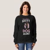Sweatshirt Tante de chien Dachshund (Devant entier)