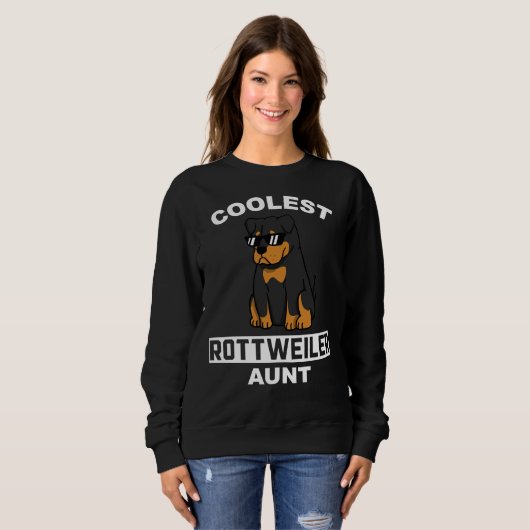 Sweatshirt Tante de rotation la plus froide (Devant entier)