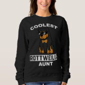 Sweatshirt Tante de rotation la plus froide (Devant)