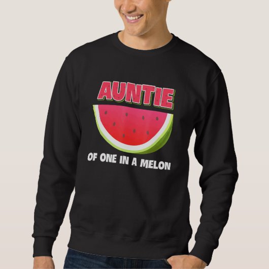 Sweatshirt Tante D'Une Dans Une Famille Melon Correspondant W (Devant)