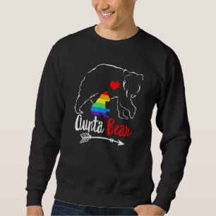 Sweatshirt Tante ours Fier Maman Aunta Tante Ally Lgbtq Rainb