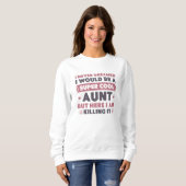 Sweatshirt Tante super Cool (Devant entier)