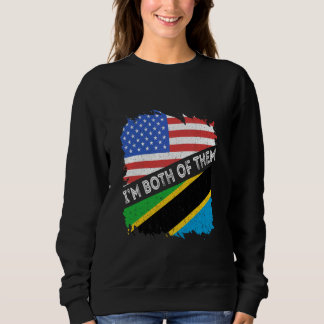 Sweatshirt Tanzanie USA Amérique Tanzanie Racines tanzanienne