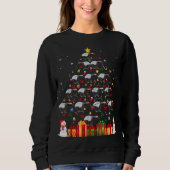 Sweatshirt Tapir Arbre De Noël Mignonne Odeur De Cadeau A (Devant)