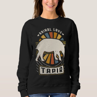 Sweatshirt Tapir Vintage Classic Retro Animal