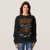 Sweatshirt Tarantula Anatomie Arachnide Spider Whisperer (Devant entier)