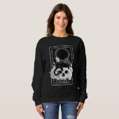 Sweatshirt Tarot Card Cat  The Death (Devant entier)
