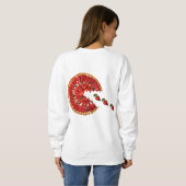 Sweatshirt tarte sablée à la fraise (Dos entier)