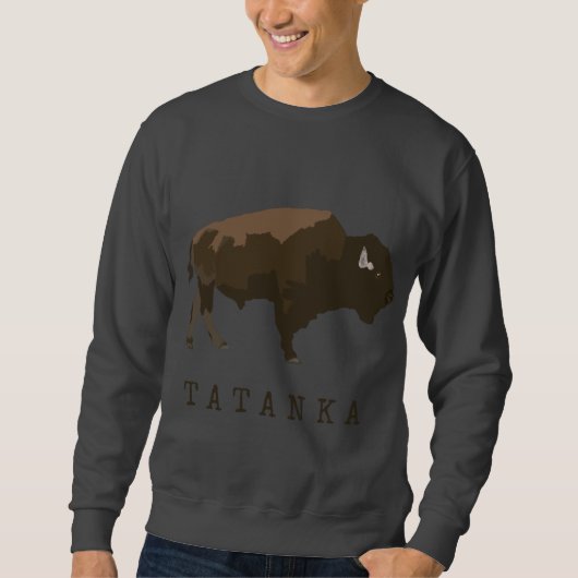 Sweatshirt Tatanka | Bison | Buffalo amérindien (Devant)