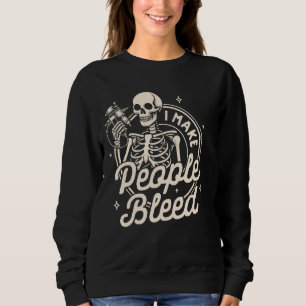 Sweatshirt Tatouage Artiste Tatouage Amour Enceinte Mama Je F