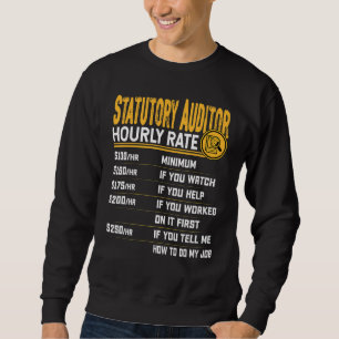 Sweatshirt Taux horaire de commissaire aux comptes - Ac certi