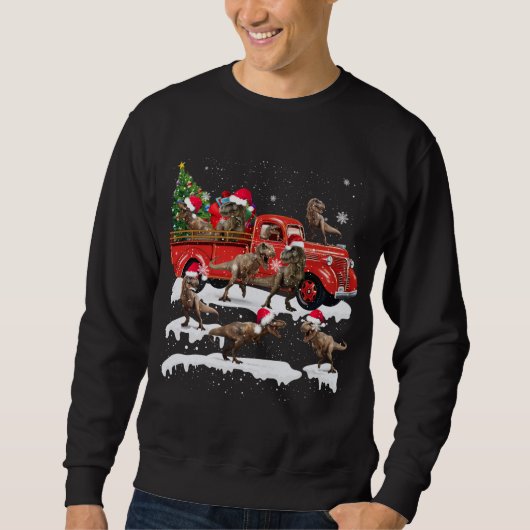 Sweatshirt Taylor Famille Vilain Chandail de Noël Rouge Camio (Devant)