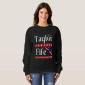 Sweatshirt Taylor Pour Président 2024 (Devant entier)