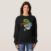 Sweatshirt Tea Rex Dino Tea Dinosaur T Rex Drôle (Devant entier)