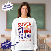 Sweatshirt Teacher de stade Texas Test Day Superstar Squad