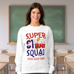 Sweatshirt Teacher de stade Texas Test Day Superstar Squad