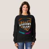 Sweatshirt Teacher Specialist Squad Para Intervention Team Le (Devant entier)