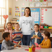 Sweatshirt Teaching Sweethearts Valentine’s Day Cozy Teacher