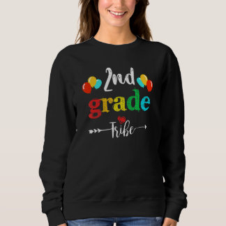 Sweatshirt Team 2nd Second Grade Tribe Teacher Student First 