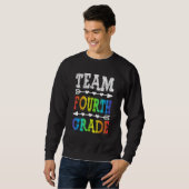 Sweatshirt Team 4th Grade T Shirt Teacher Back To School (Devant entier)