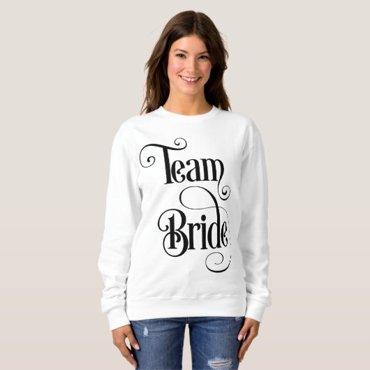 Sweatshirt Team Bride (Devant entier)