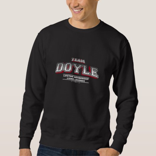 Sweatshirt Team DOYLE Nom de famille Nom de famille Nom de fa (Devant)