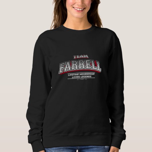 Sweatshirt Team FARRELL Nom de famille Nom de famille Nom de  (Devant)