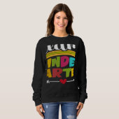 Sweatshirt Team Kindergarten Back To School Students Teachers (Devant entier)