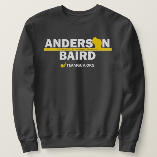 Sweatshirt TeamGuv - Anderson/Baird (Design devant)