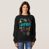 Sweatshirt Technicien de laboratoire Technicien de laboratoir (Devant entier)