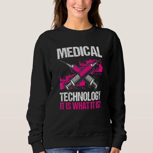 Sweatshirt Technicien de laboratoire Technologue Médicale Lab (Devant)