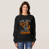 Sweatshirt Technicien De Laboratoire Techs De Laboratoire Gar (Devant entier)