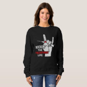 Sweatshirt Technicien de phlébotomie Vie Phlébotomie Technici (Devant entier)