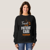 Sweatshirt Technicien de soins aux patients de confiance PCT (Devant entier)