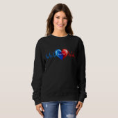 Sweatshirt Technicien écho - Sonographe cardiaque (Devant entier)