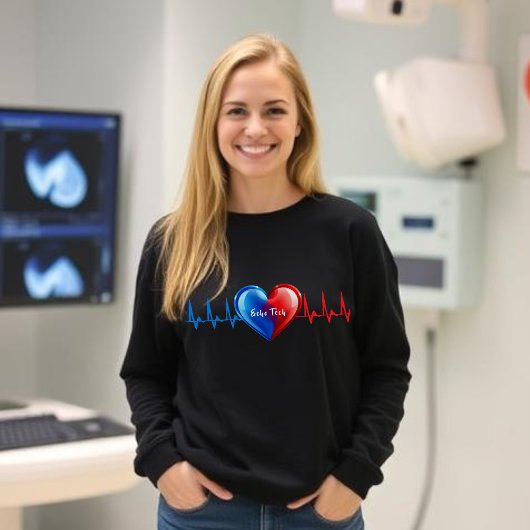 Sweatshirt Technicien écho - Sonographe cardiaque