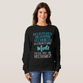 Sweatshirt Technicien en comportement Technicien en comportem (Devant entier)