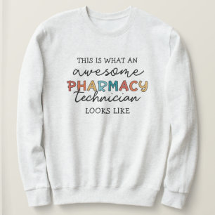 Sweatshirt Technicien en pharmacie Awesome Technologie en pha