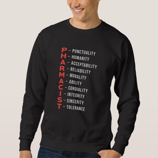 Sweatshirt Technicien en pharmacie Médecine Tech Pharmaciste  (Devant)