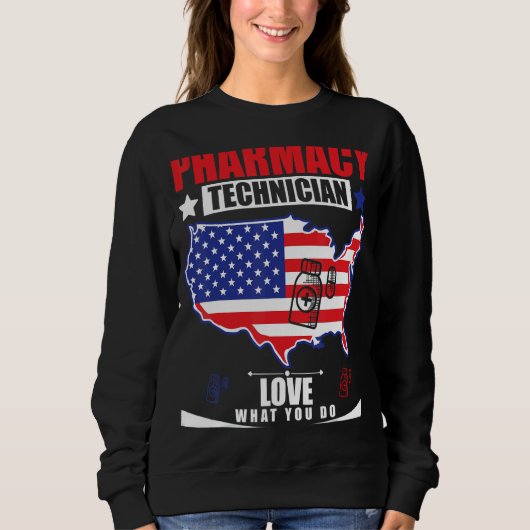 Sweatshirt Technicien En Pharmacie Php Pharmacien Pharm Tech (Devant)