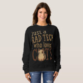 Sweatshirt Technicien en radiologie Radiologue Cat X Ray Rad  (Devant entier)