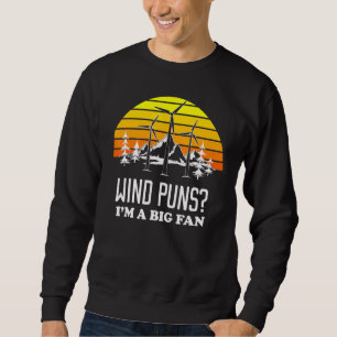 Sweatshirt Technicien en turbines éoliennes pour gros ventila
