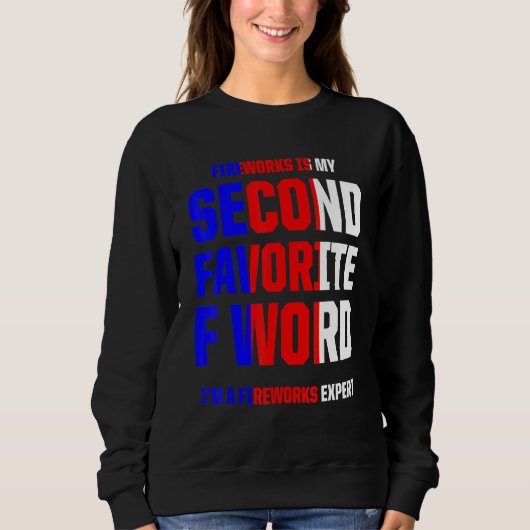 Sweatshirt Technicien expert Fireworks 4 juillet 9 (Devant)