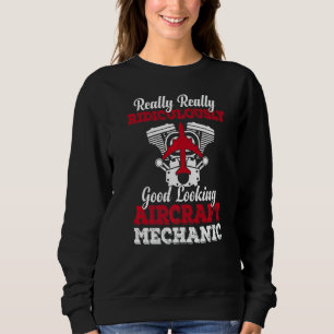 Sweatshirt Technicienne de l'aviation mécanique