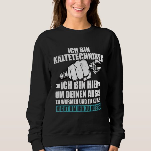 Sweatshirt Techniciens de réfrigération Ingénieur de climatis (Devant)