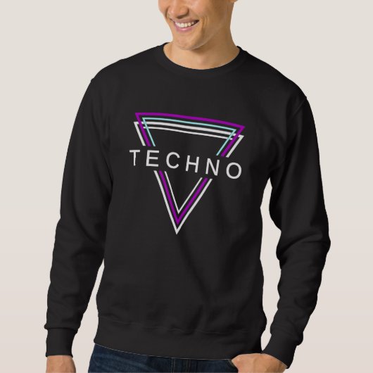 Sweatshirt Techno House Party Outfit For EDM Festival Goa Ele (Devant)